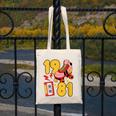 80s Vibes Mixed Tapes & Roller Skates 1981 Nostalgia Retro Canvas Tote Bag