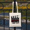 8th Grade Graduation 2026 Graduate Clapperboard Canvas Tote Bag