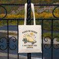 90s Manatee Humor Please Patient I'm From The 1900s Canvas Tote Bag