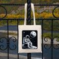 Aesthetic Spaceman Astronaut On The Moon Space Introvert Canvas Tote Bag