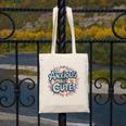 Anxious But Cute Introvert Floral Social Anxiety Canvas Tote Bag