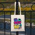 Back To The 90s Nostalgia Cassette Game Console Boombox Canvas Tote Bag