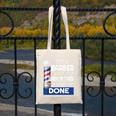 Barber Stylist Barber College Graduation Canvas Tote Bag