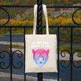 Bi Shy And Ready To Cry Bisexual Introvert Bi Pride Raglan Baseball Tee Canvas Tote Bag