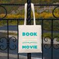 The Book Was Better Than The Movie Literary Library Bookworm Premium Tri-Blend Canvas Tote Bag