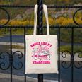 All Booked For Valentines Book Reading Coquette Bow Canvas Tote Bag