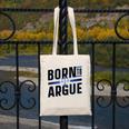 Born To Argue Graduation Lawyer Advocate Attorney Law Canvas Tote Bag