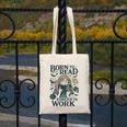 Born To Read Forced To Work Bookish Girl Book Lover Canvas Tote Bag