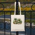 Botanical Garden Plants With Books Canvas Tote Bag