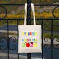 My Brother Graduated Kindergarten Class Of 2025 Graduation Canvas Tote Bag