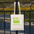 Bsc Completed Bachelor Of Science Graduation 2025 Canvas Tote Bag
