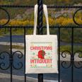 Christmas Introvert Team Introvert Introverted Xmas Canvas Tote Bag Christmas Introvert Team Introvert Introverted Xmas Canvas Tote Bag