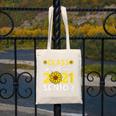 Class Of 2021 Senior Graduation Sunflower Canvas Tote Bag