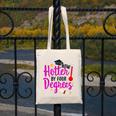 Class Of 2022 Four Degrees Hotter Graduation Day Master Grad Canvas Tote Bag