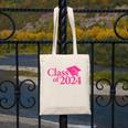Class Of 2024 Pink For Girls And Women Graduation Canvas Tote Bag