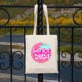 Class Of 2024 Senior Pink Retro Classic Girl Grad Graduation Canvas Tote Bag
