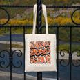 Class Of 2025 Senior Orange And Student Graduation Canvas Tote Bag