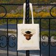 Class Of 2026 Highland Cow Senior Graduation School Pride Canvas Tote Bag