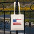 Class Of 2026 Senior Back To School American Flag Graduation Canvas Tote Bag