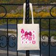 Class Of 2026 Senior Coquette Pink Bow Graduation Family Premium Tri-Blend Canvas Tote Bag