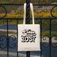 Class Of 2037 Senior Retro 2037 Grad Graduate Graduation Canvas Tote Bag