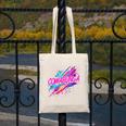 Cowabunga Retro 80s 90s Nostalgia Slang Neon Grunge Art Canvas Tote Bag