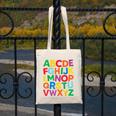 Cute ABCs Shirt Alphabet Colorful Letters Reading Books Kids Canvas Tote Bag