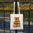 Cute Capybara Reading Books Animal Capybara Bookworms Canvas Tote Bag Cute Capybara Reading Books Animal Capybara Bookworms Canvas Tote Bag
