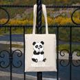 Cute Introvert Vibes – Panda Hello & Goodbye Canvas Tote Bag Cute Introvert Vibes – Panda Hello & Goodbye Canvas Tote Bag