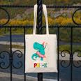 Cute Magical Ballerina Dino Unicorn Pre-K Graduation Canvas Tote Bag