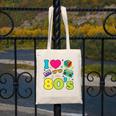 Dad I Love The 80's Retro 80s Nostalgia For Dad Premium Tri-Blend Canvas Tote Bag