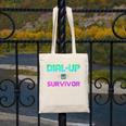 Dial Up Survivor Retro Modem Nostalgia Tech Top Canvas Tote Bag