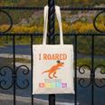 Dinosaur Graduation I Roared Through Kindergarten T-Shirt Canvas Tote Bag