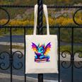 Dragon Reading a Book Bookworm Book Canvas Tote Bag