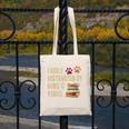 Easily Distracted By Dogs And Books Pets Books Lovers Canvas Tote Bag
