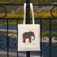Easily Distracted By Elephants And Books Elephant Canvas Tote Bag
