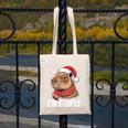 Ew People Capybara Christmas Introvert Holiday Humor Canvas Tote Bag Ew People Capybara Christmas Introvert Holiday Humor Canvas Tote Bag