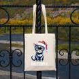 Ew People Cat Christmas Introvert Holiday Humor Canvas Tote Bag