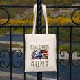 My Favorite Soldier Calls Me Aunt US Army Graduation Aunt Canvas Tote Bag