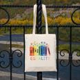Floral Book Equality Human Rights Social Justice Peace Love Canvas Tote Bag