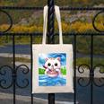 Frutiger Aero Aesthetic Tech Kawaii Ramen Cat Fishes Canvas Tote Bag