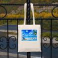 Frutiger Aero Beach Y2k Aesthetic Palm Tree Sand Ocean Men Women Girls Kids Canvas Tote Bag