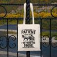 Funny Fathers Day Funny Please Be Patient I'm From The 1900s Canvas Tote Bag