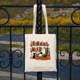 Ghost Library Reading Books Halloween Men Women Kids Canvas Tote Bag