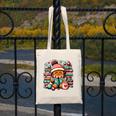 Gingerbread Reading Book Lovers Christmas Bookworm Librarian Premium Canvas Tote Bag