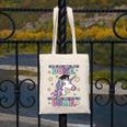 Girls 3rd Grade Graduation Magical Unicorn Canvas Tote Bag