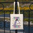 Girls Pre-K Graduation Magical Unicorn Canvas Tote Bag