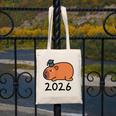Grad Class Of 2026 Capybara Graduation Graduated Kids Canvas Tote Bag