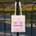Graduation 2025 Proud Mom Of 2025 Graduate Floral Women Canvas Tote Bag