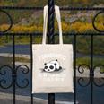 Graduation Animal Zoo Panda Bear I Graduated Panda Student Canvas Tote Bag